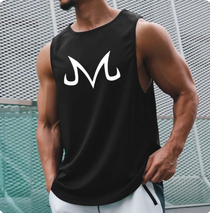 Dragon Ball Z Majin Logo Quick Dry Tank Top