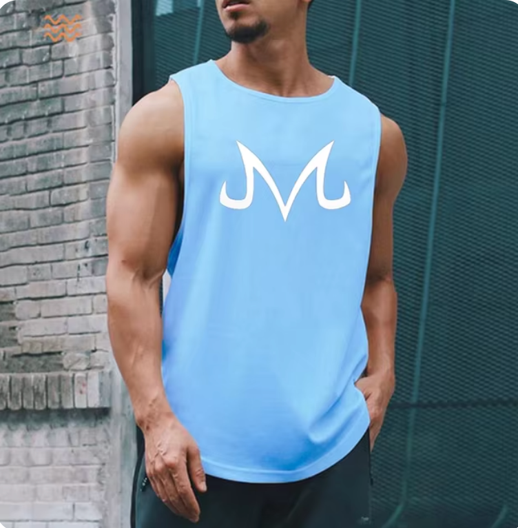 Dragon Ball Z Majin Logo Quick Dry Tank Top