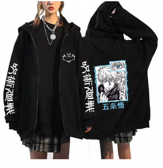 Jujutsu Kaisen - Gojo Satoru Zip-Up Hoodie