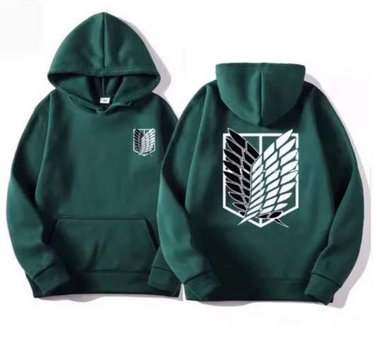 Attack on Titan Aufklärungstrupp Kapuzenpullover