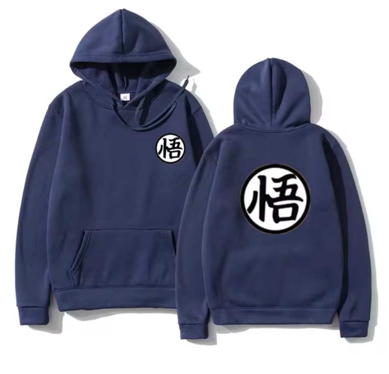 Dragon Ball Z Goku Kanji Hoodie