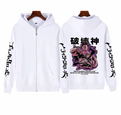 Black Clover Yami Sukehiro Zip-Up Hoodie