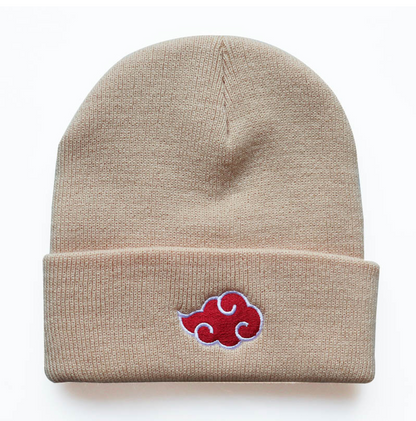 Beanie mit „Naruto Akatsuki“-Wolkenstickerei