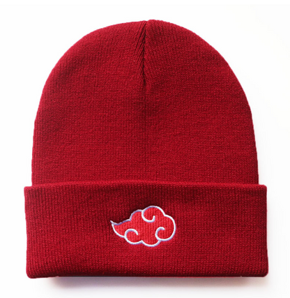 Beanie mit „Naruto Akatsuki“-Wolkenstickerei