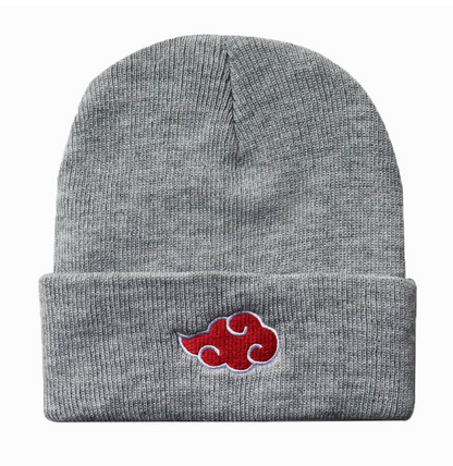 Beanie mit „Naruto Akatsuki“-Wolkenstickerei