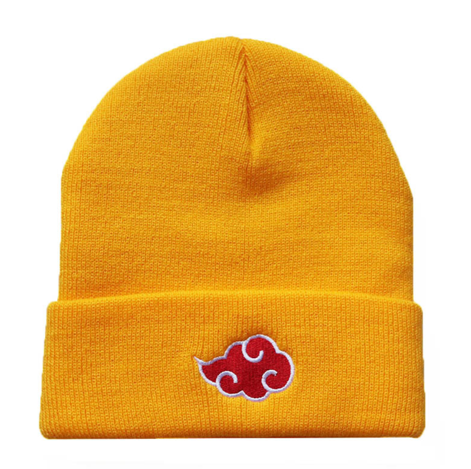 Beanie mit „Naruto Akatsuki“-Wolkenstickerei