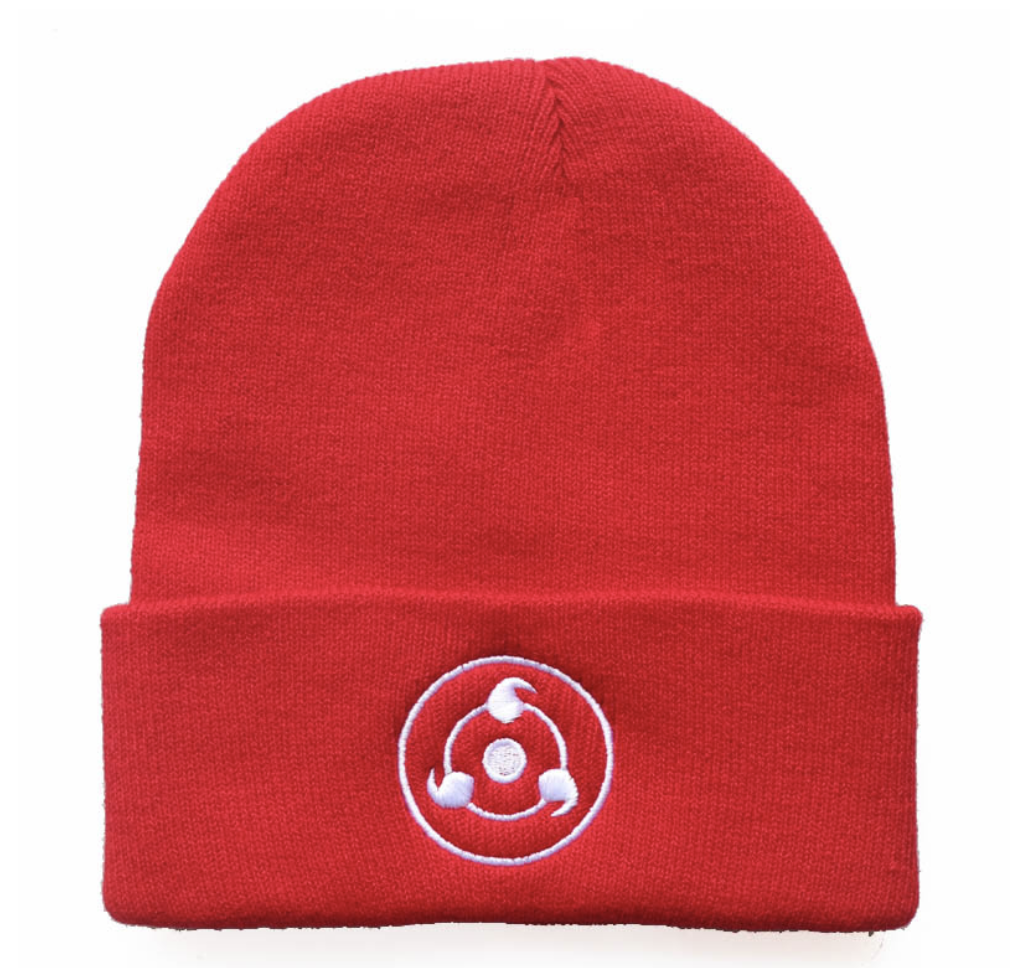 Naruto – Beanie mit besticktem Sharingan von Uchiha