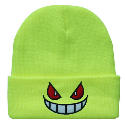 Phantom Smile Embroidered Beanie