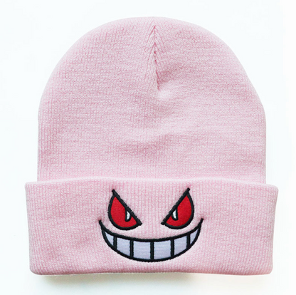 Phantom Smile Embroidered Beanie