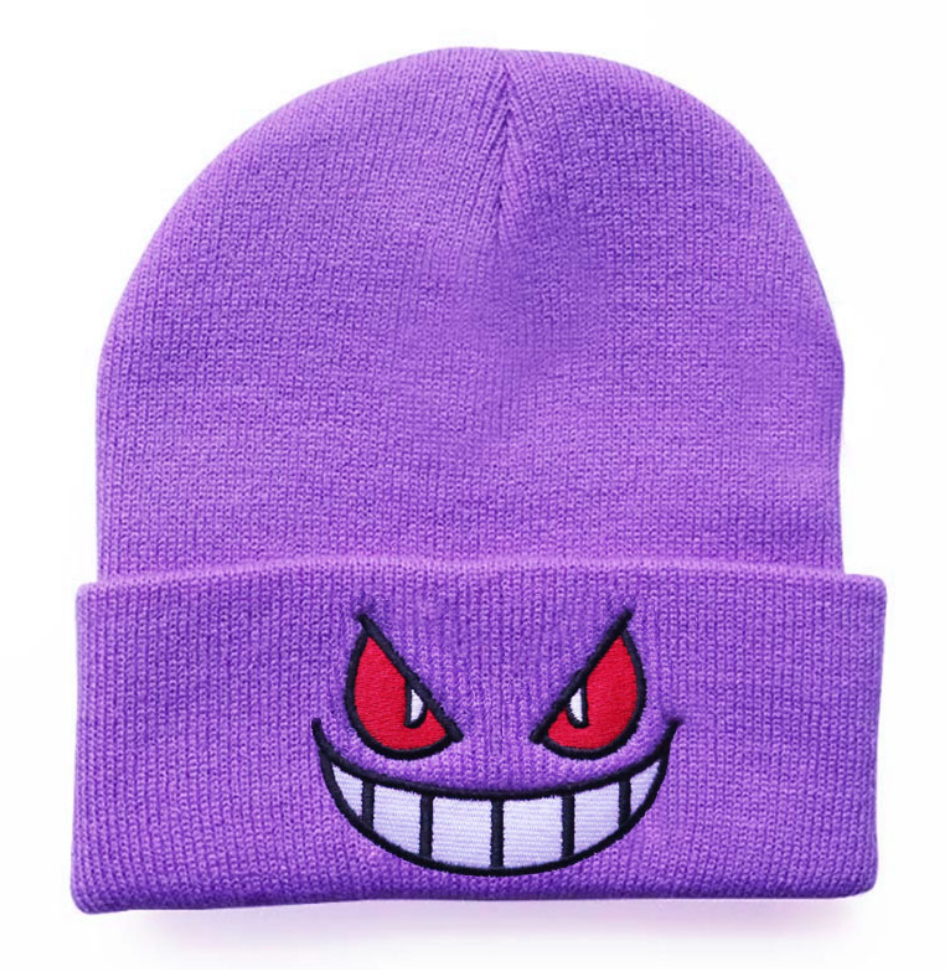 Phantom Smile Embroidered Beanie