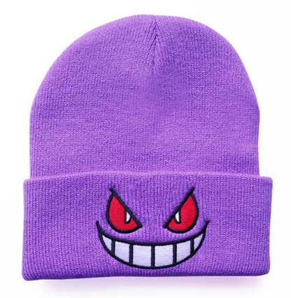 Phantom Smile Embroidered Beanie