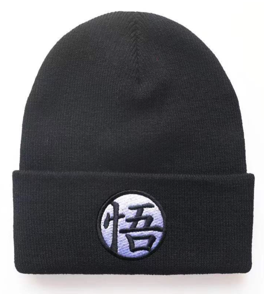 Dragon Ball Z Goku's Kanji Embroidered Beanie