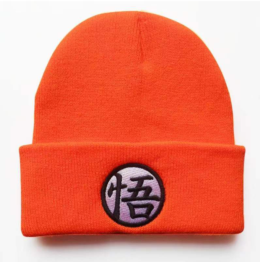 Dragon Ball Z Goku's Kanji Embroidered Beanie