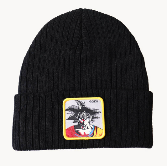 Bonnet brodé avec patch Goku de Dragon Ball Z