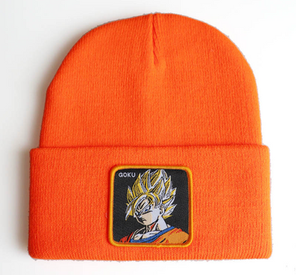 Berretto ricamato con toppa Dragon Ball Z Goku SS1