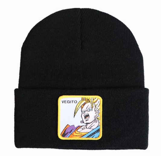 Bonnet brodé avec patch Vegito de Dragon Ball Z