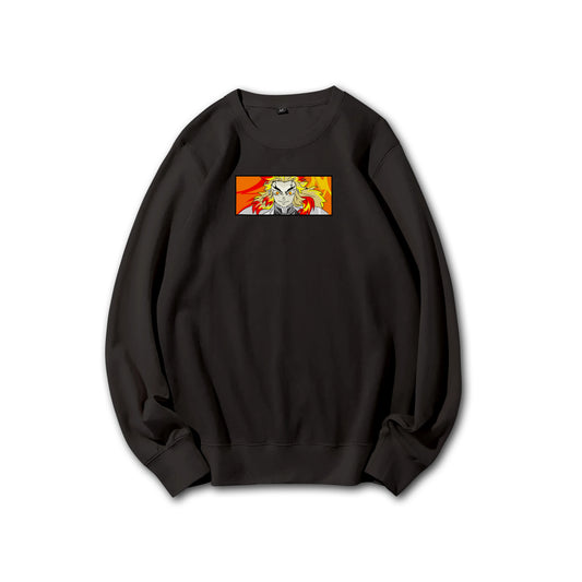 Blade of the Demon Hunters Kyojuro Rengoku Fire Hashira Sweatshirt