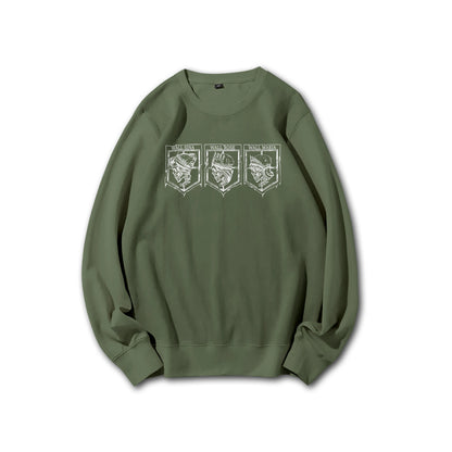 Attack on Titan Aufklärungstrupp Kapuzenpullover