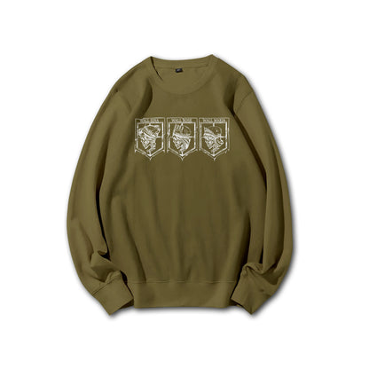 Attack on Titan Aufklärungstrupp Kapuzenpullover