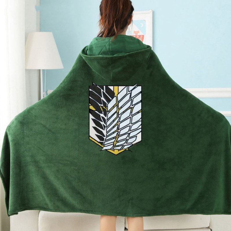 Attack on Titan Survey Corps Blanket Hoodie