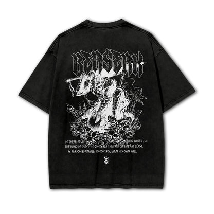 Dark Sword Saga Swordsman V5 Vintage T Shirt