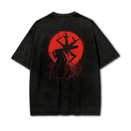 Dark Sword Saga Swordsman V4 Vintage T-Shirt