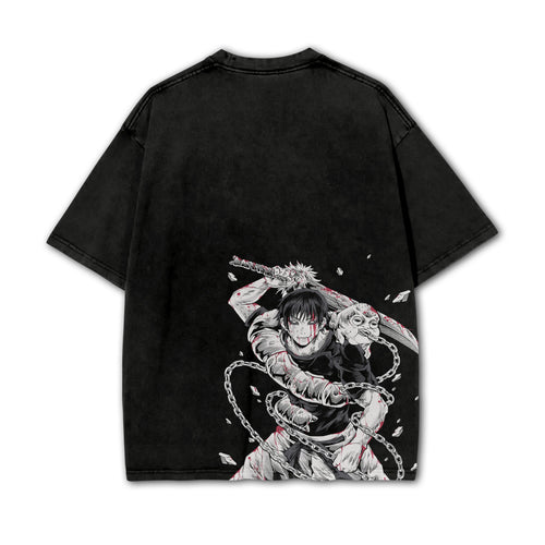 Tokyo Sorcery Toji Fushiguro V3 Vintage T Shirt