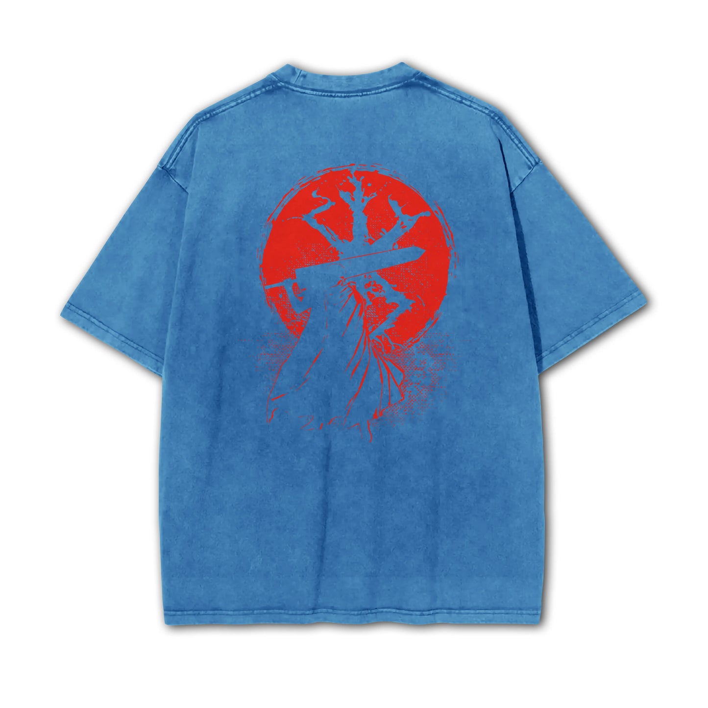 Dark Sword Saga Swordsman V4 Vintage T-Shirt