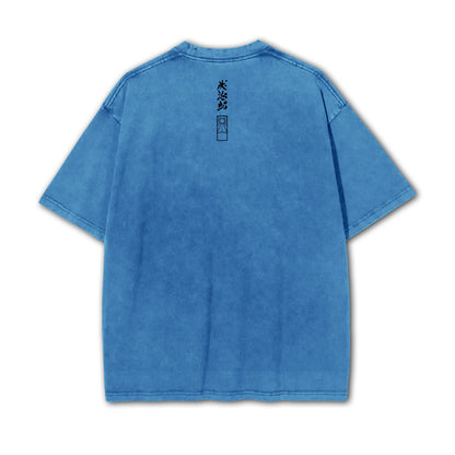 Blade of Demon Hunters Water Breathing Swordsman Squad Vintage T-Shirt