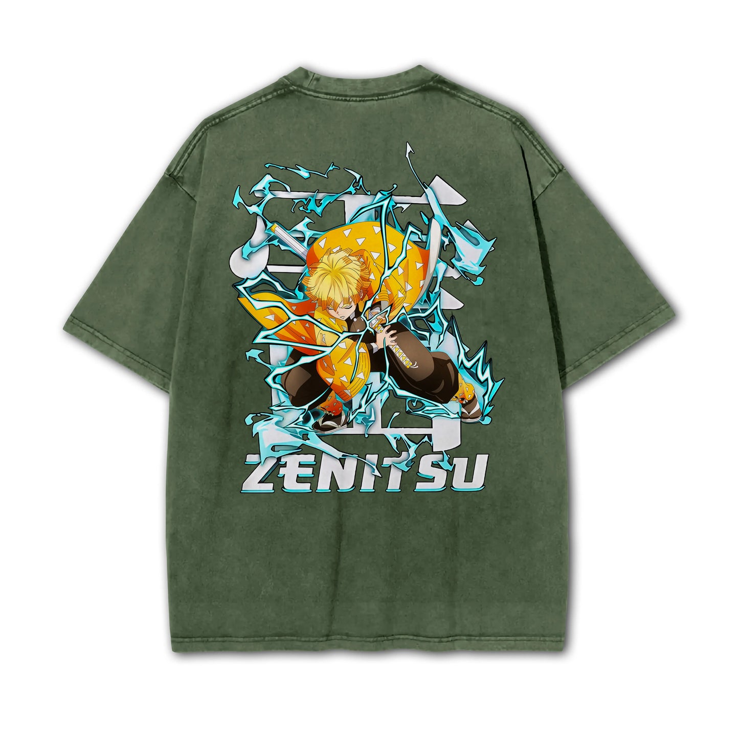 Blade of Demon Hunters Thunder Breather V2 Vintage T-Shirt