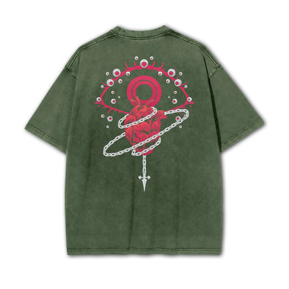 Elite Hunter Saga Scarlet Chain Avenger's Chains Vintage T-Shirt