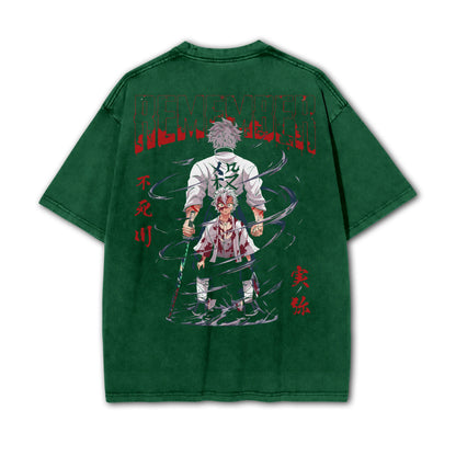 Blade of Demon Hunters Sanemi Shinazugawa Vintage T-Shirt
