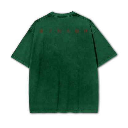 Blade of Demon Hunters Thunder Breather Rage V2 Vintage T-Shirt