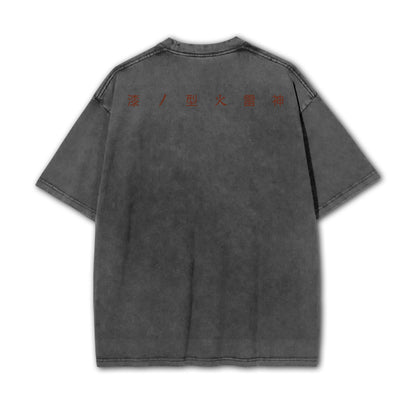 Blade of Demon Hunters Thunder Breather Master Vintage T-Shirt