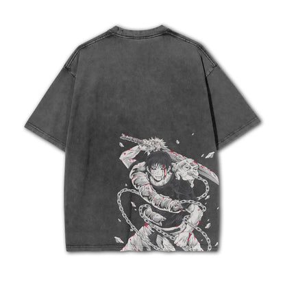 Tokyo Sorcery Toji Fushiguro V3 Vintage T Shirt