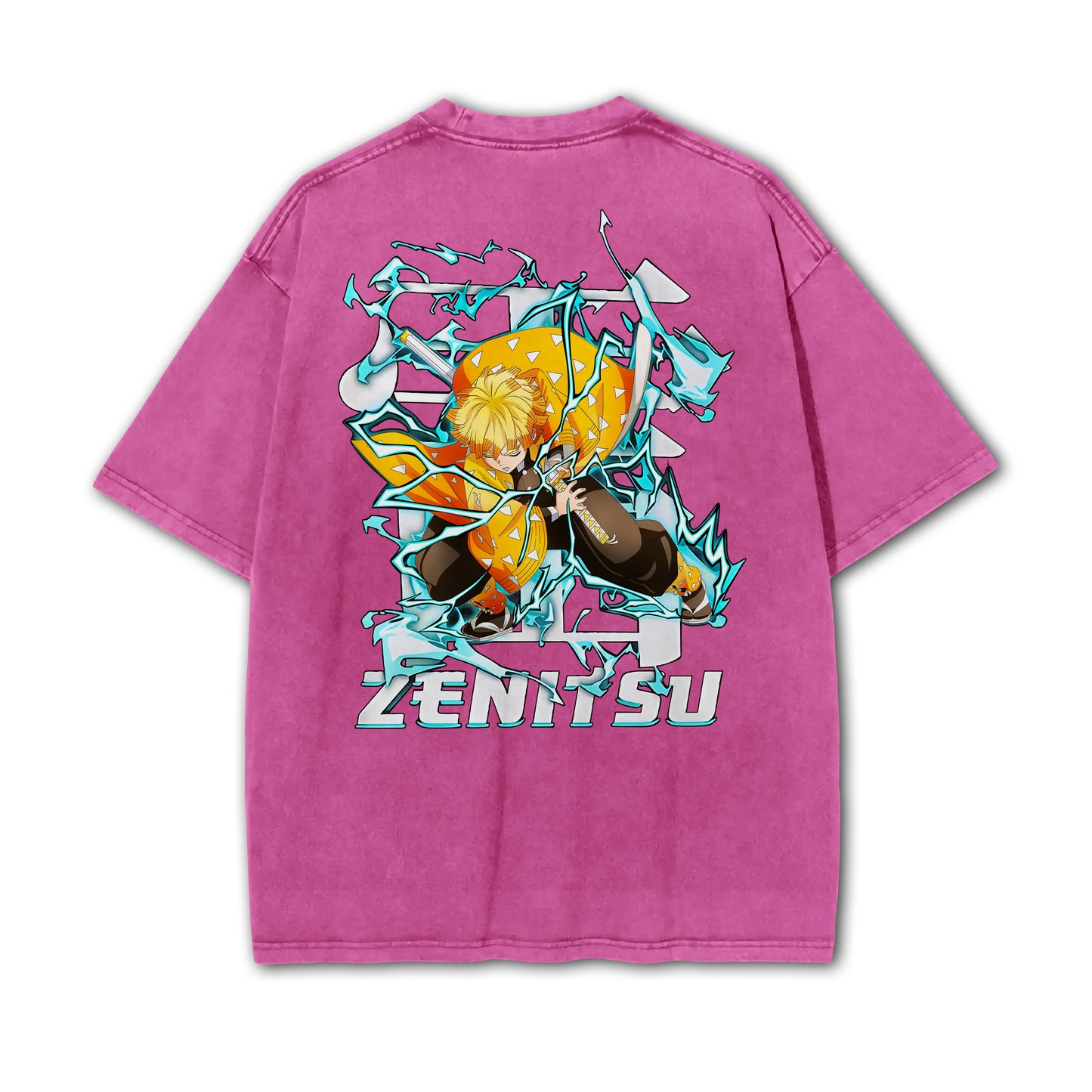 Blade of Demon Hunters Thunder Breather V2 Vintage T-Shirt