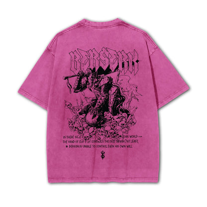 Dark Sword Saga Swordsman V5 Vintage T Shirt