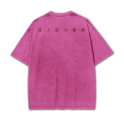 Blade of Demon Hunters Thunder Breather Master Vintage T-Shirt