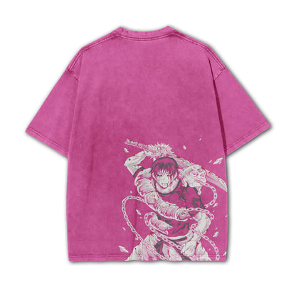 Tokyo Sorcery Toji Fushiguro V3 Vintage T Shirt
