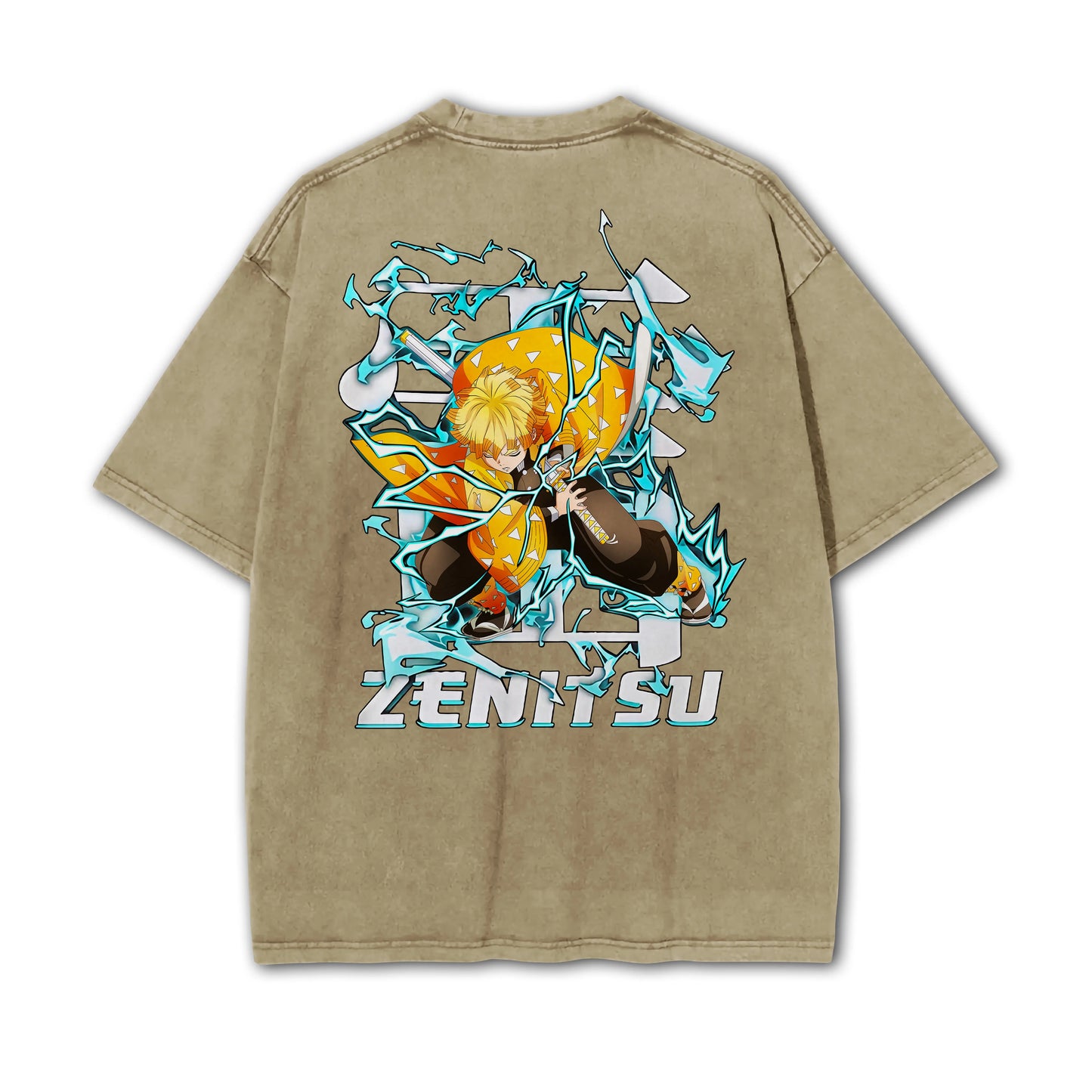 Blade of Demon Hunters Thunder Breather V2 Vintage T-Shirt