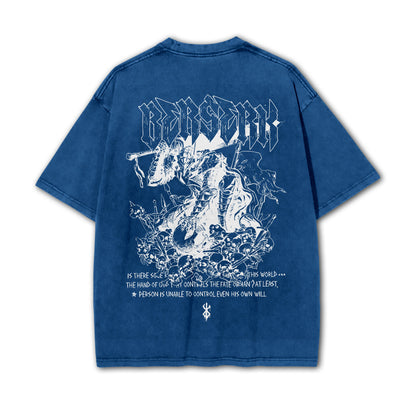 Dark Sword Saga Swordsman V5 Vintage T Shirt
