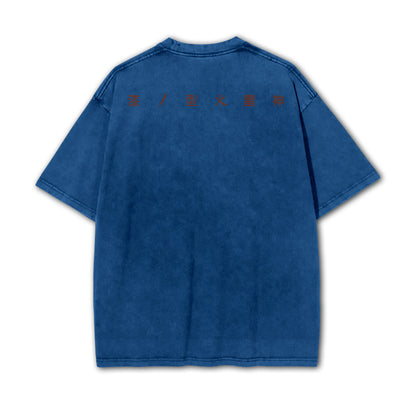 Blade of Demon Hunters Thunder Breather Master Vintage T-Shirt