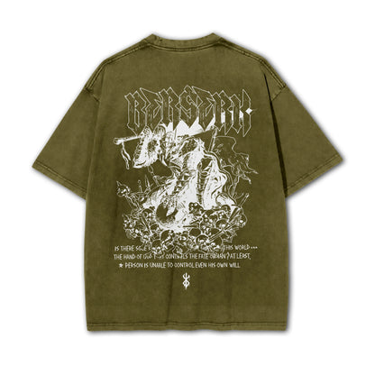 Dark Sword Saga Swordsman V5 Vintage T Shirt