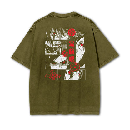 Hidden Leaf Shinobi - Curse of the Sharingan Vintage T Shirt