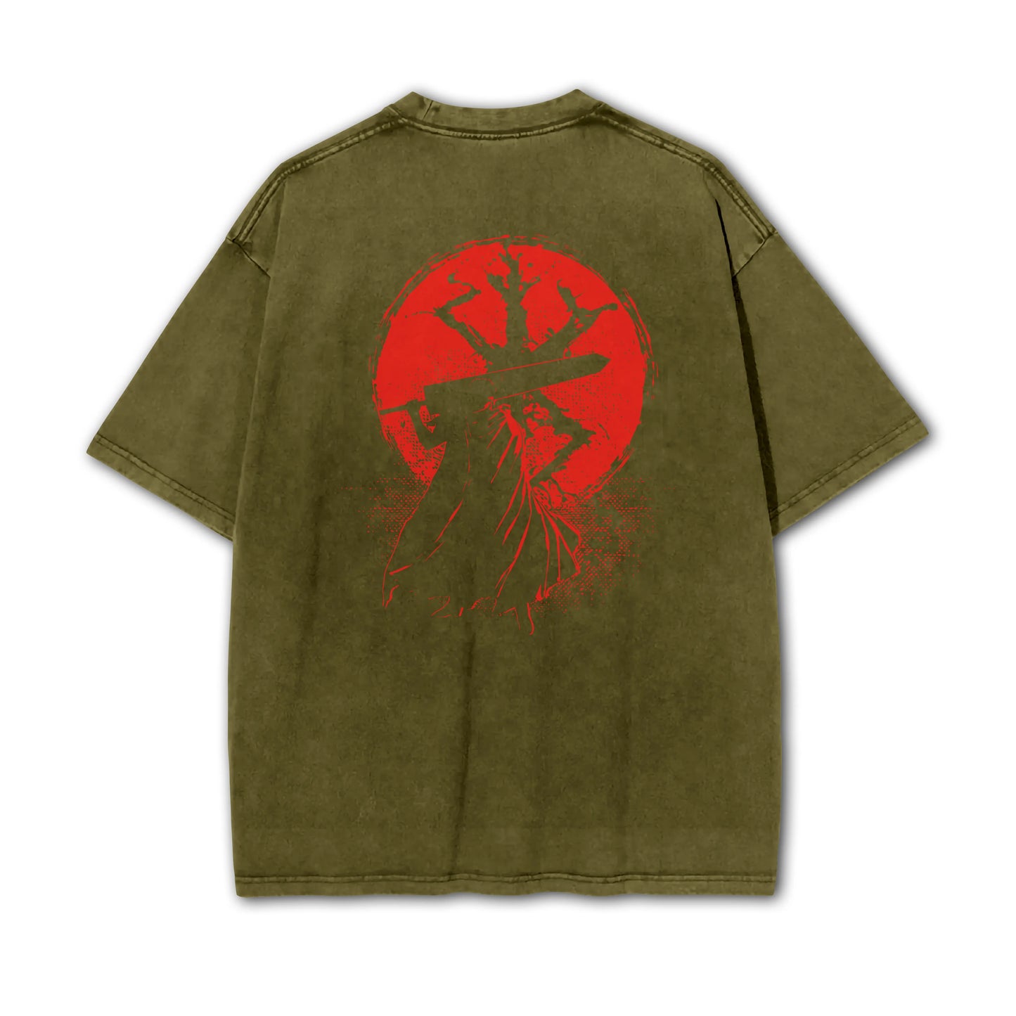 Dark Sword Saga Swordsman V4 Vintage T Shirt