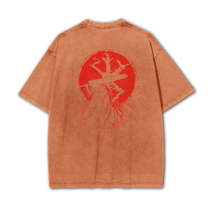 Dark Sword Saga Swordsman V4 Vintage T-Shirt