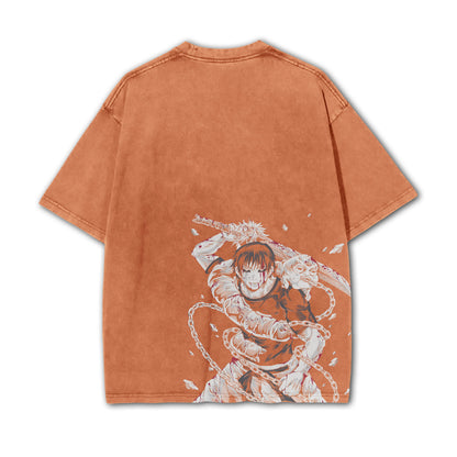 Tokyo Sorcery Toji Fushiguro V3 Vintage T Shirt