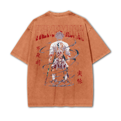 Blade of Demon Hunters Sanemi Shinazugawa Vintage T-Shirt