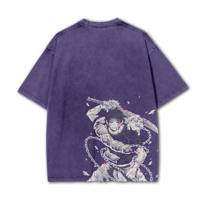 Tokyo Sorcery Toji Fushiguro V3 Vintage T Shirt
