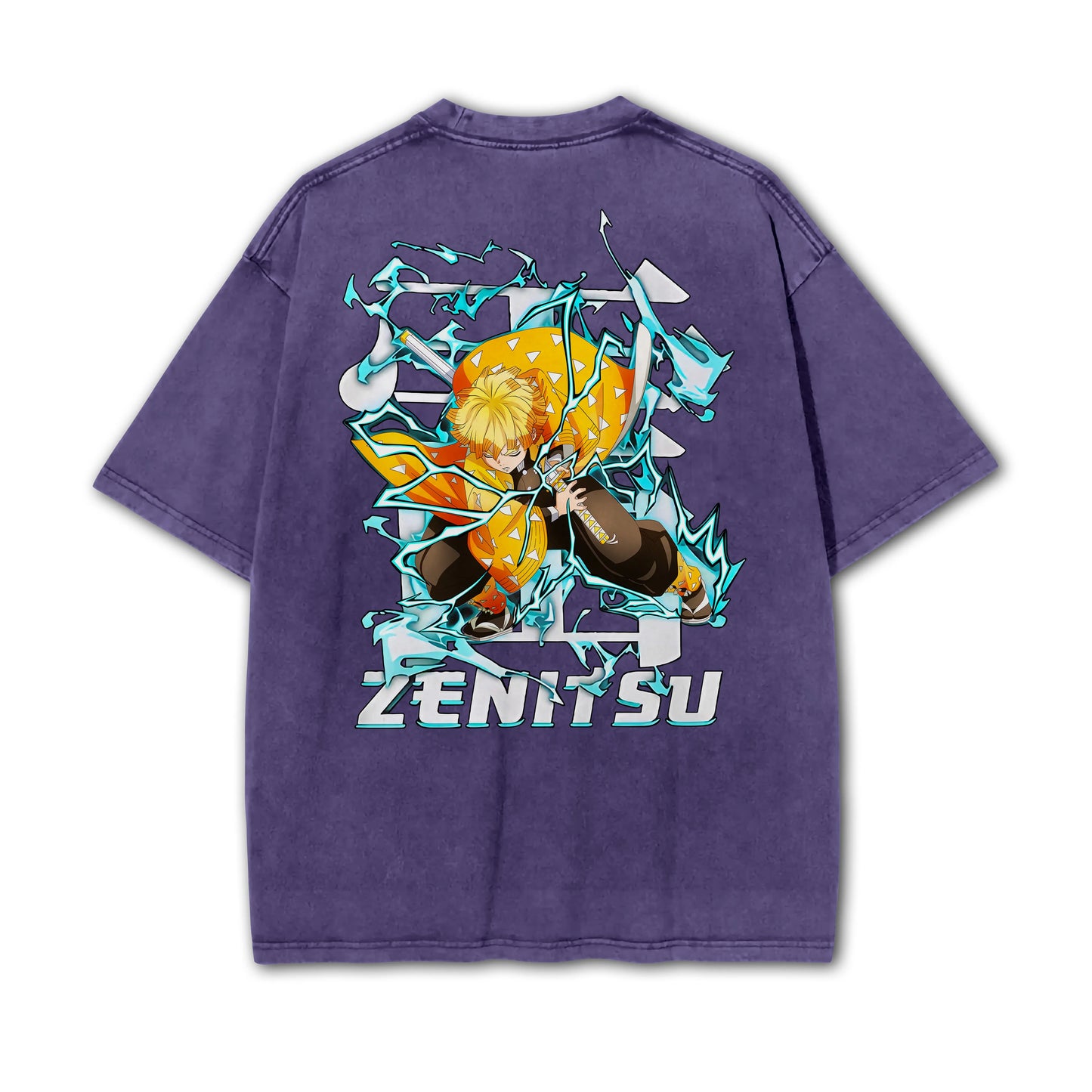 Blade of Demon Hunters Thunder Breather V2 Vintage T-Shirt